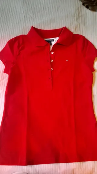 Polo mujer Tommy Hilfiger Rojo Talla S