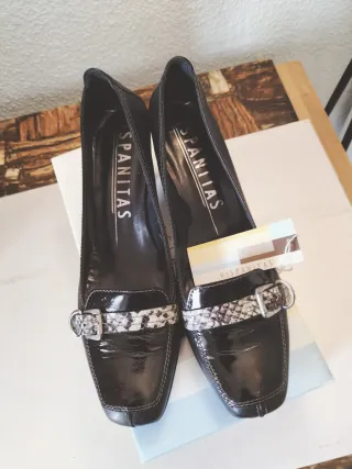 Zapatos Hispanitas Piel Talla 40