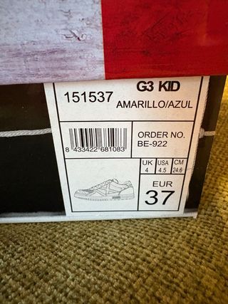 Zapatillas Munich Deportivas Azul Amarillo