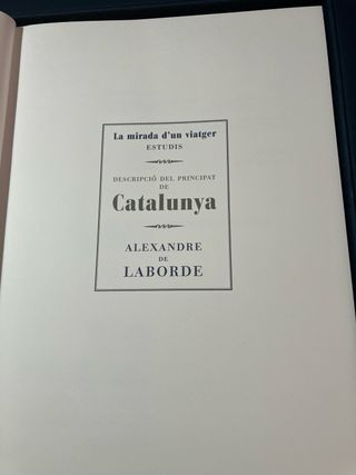 “Descripció del Principat de Catalunya”. Laborde.