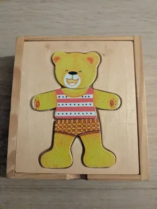 Puzzle de Ositos de Madera