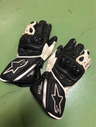 Guantes Moto Alpinestars Negros y Blancos