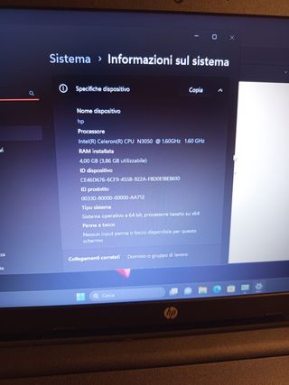 PC PORTATILE HP 250 G4 WIN11 OFFICE 2024