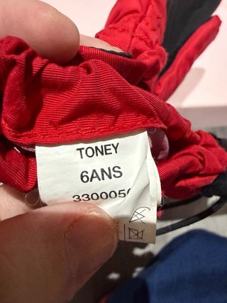 Guantes de Nieve Gore-Tex Niños Rojos