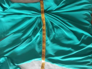 Vestido de fiesta largo verde