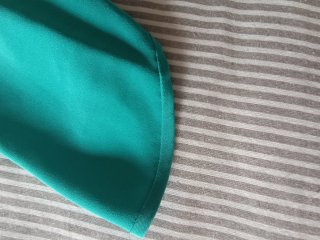 Vestido de fiesta largo verde