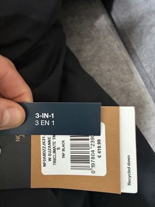 Chaqueta Parka The North Face Negra