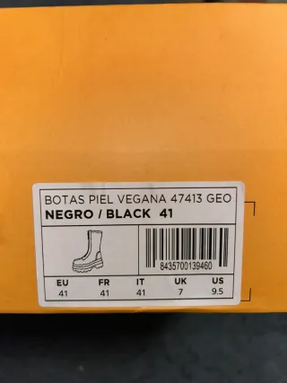 Botas BSNV Negra T.41 Sin Estrenar