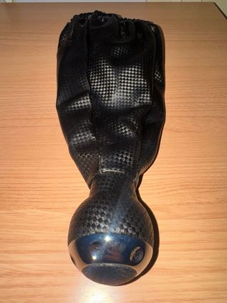 Pomo de palanca de cambios estilo carbono