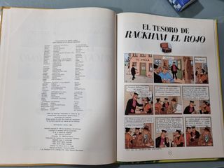Libro cómics las Aventuras de Tintin años 80