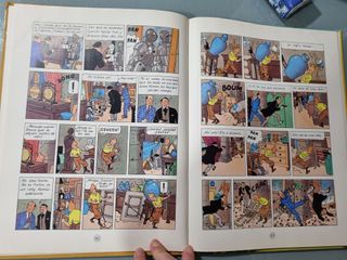 Libro cómics las Aventuras de Tintin años 80