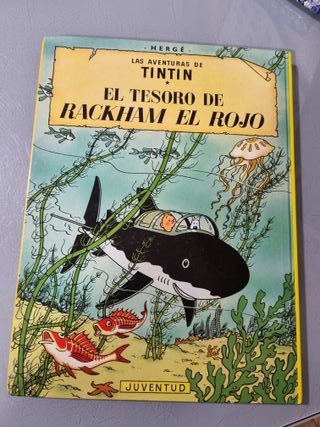 Libro cómics las Aventuras de Tintin años 80