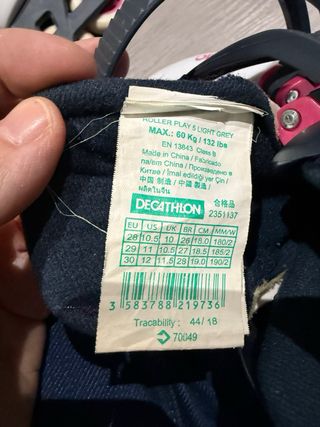 Patines ajustables niña Talla 28-30