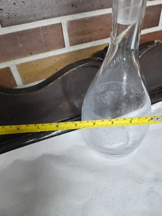 Decantador Baccarat con 2 copas de jerez