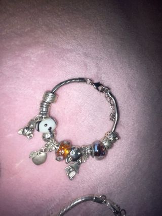 3 Pulseras estilo Pandora