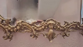 Espejo de bronce  ornamentado