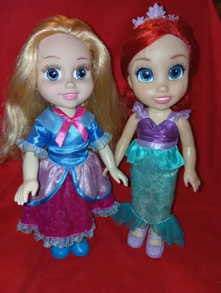 Lote 2 Muñecas Princesas Disney