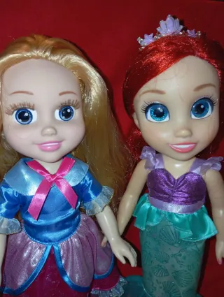 Lote 2 Muñecas Princesas Disney