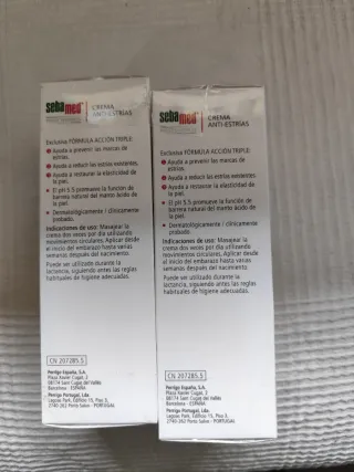 Sebamed Crema Antiestrías Piel Sensible x2