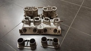 Carburador y colector Seat 124 Sport