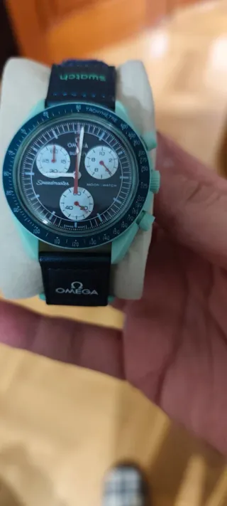 Omega Speedmaster Moonwatch Reloj Teal