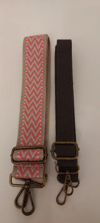 Coppia di cinture per borsa