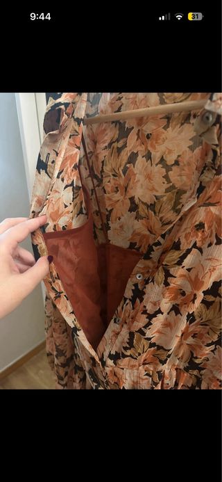 Vestido camisero estampado floral