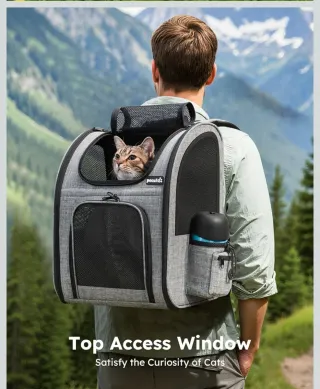 Transportín Pecute Gris para Mascotas