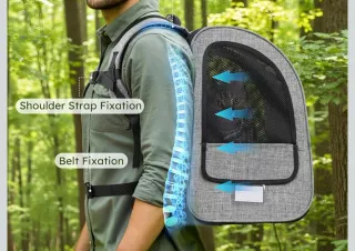 Transportín Pecute Gris para Mascotas