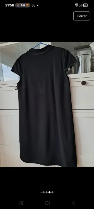 Vestido negro Massimo Dutti