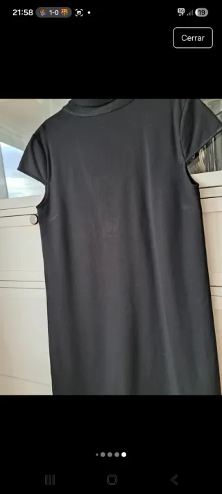 Vestido negro Massimo Dutti