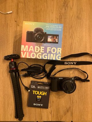 Kit Vlogging Sony Cámara FV-E10 + Accesorios
