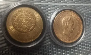 2 Monedas 1/2 Onza Oro