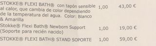Bañera Stokke Flexi Bath + patas bebé