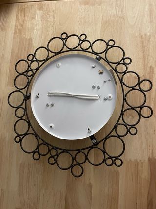 Aplique de pared metal y cristal