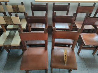 Lote de sillas vintage/rústicas (packs y lote)