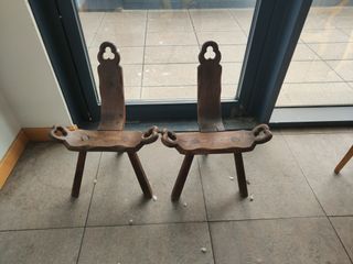 Lote de sillas vintage/rústicas (packs y lote)