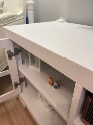 Mueble TV Banak Madera y Cristal