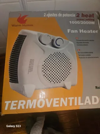 Termoventilador blanco