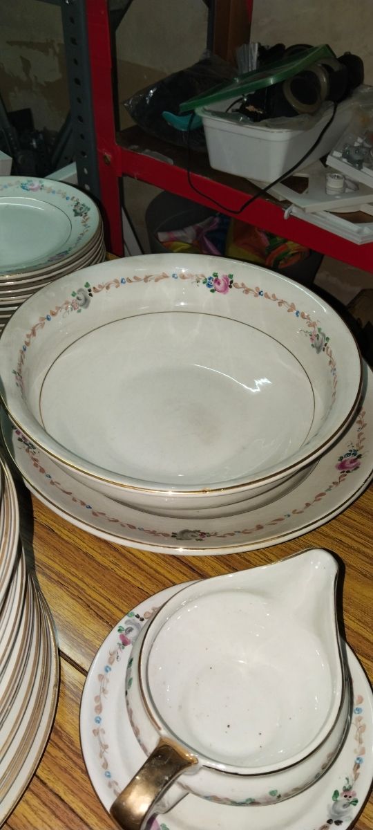 Juego de Vajilla Antigua Porcelana