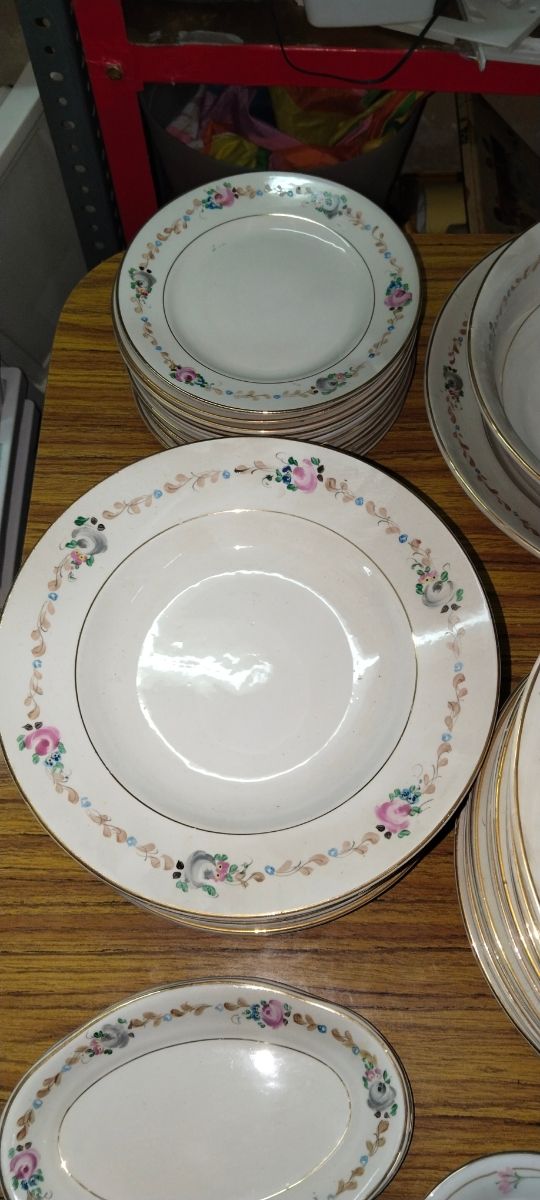 Juego de Vajilla Antigua Porcelana