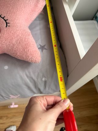 Cama casita infantil blanca con cama supletoria