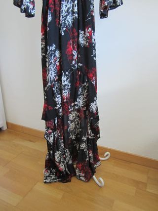 Vestido largo estampado floral