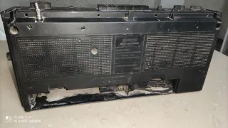 Radio Cassette Sanyo Negro/Plata