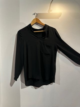 Blusa Zara Negra Talla XS