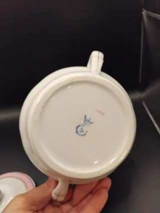 🇪🇦 Azucarero Royal Pola Gijón Porcelana