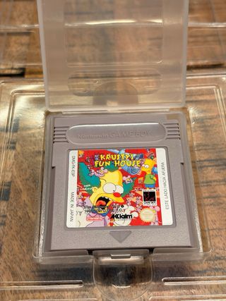 Krusty's Fun House Game Boy Nintendo