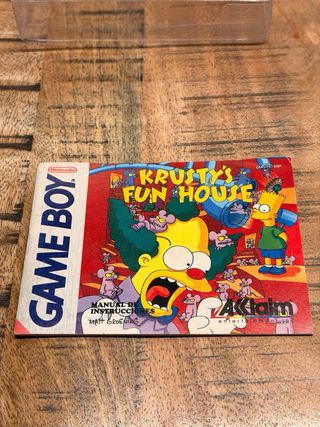 Krusty's Fun House Game Boy Nintendo