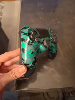 Mando PS4 Camuflaje Verde