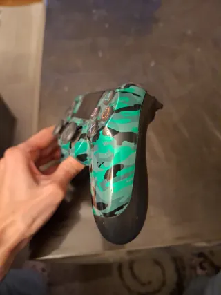 Mando PS4 Camuflaje Verde
